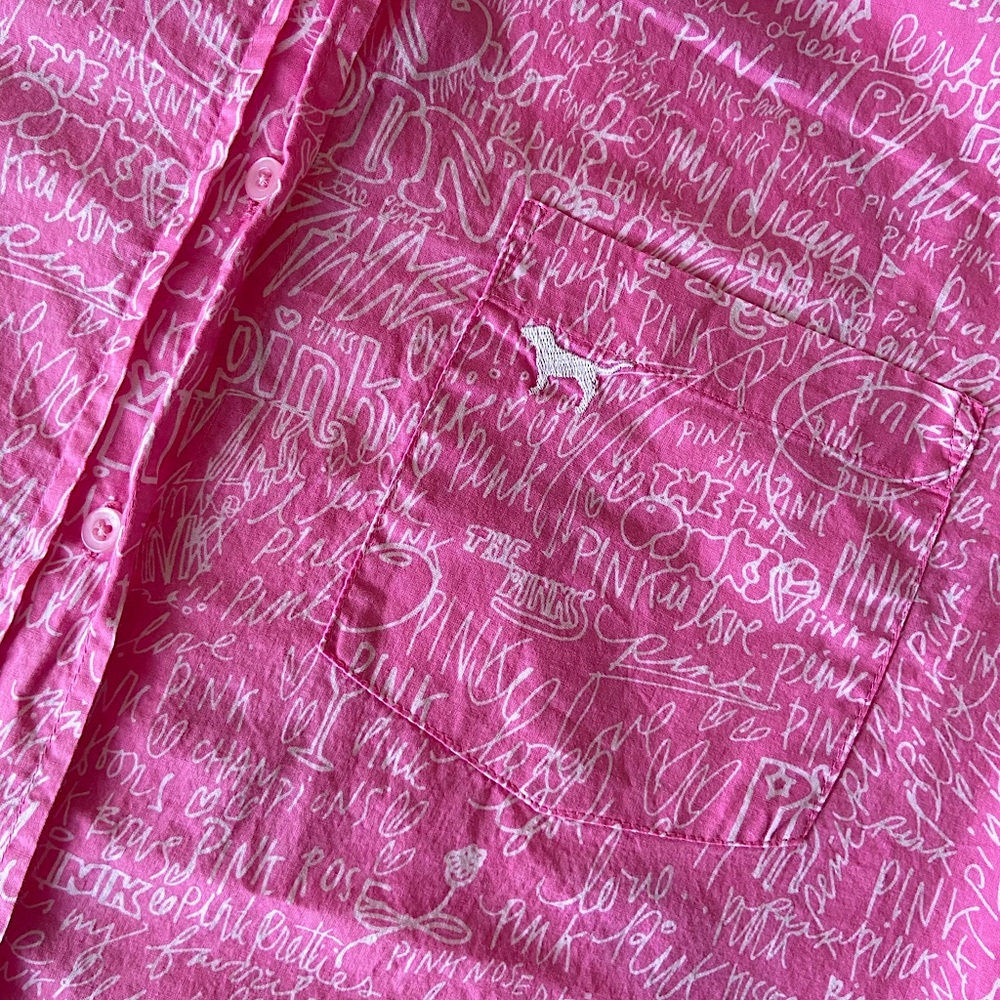 pink victoria’s secret PINK flannel - Picture 4 of 8